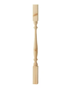 Svarvad stolpe - Furu 900 x 53 mm