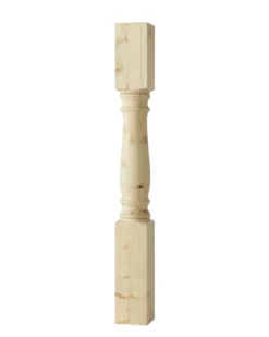 Svarvad stolpe - Gran 1180 x 130 mm