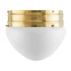 Taklampa - Heidenstamplafond 200 mässing, opalvit