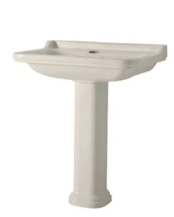 Tvättställ Art Deco 80 cm, piedestal