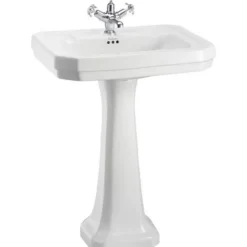 Tvättställ - Burlington Victorian 61 cm med piedestal