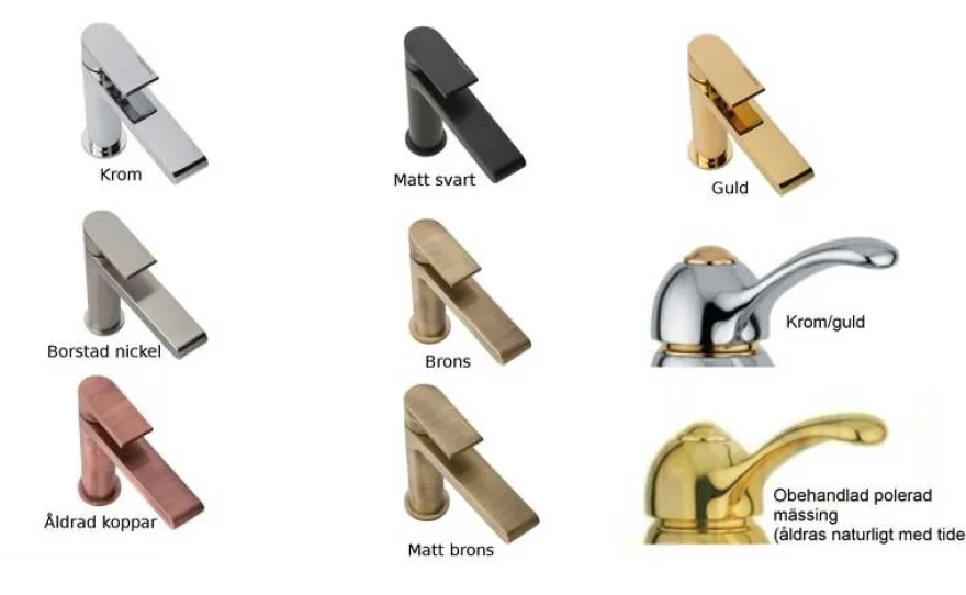 Tvättställsblandare - Oxford mini krom