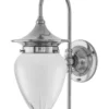 Vägglampa - Fryxell nickel, slipat mattglas