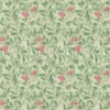 William Morris & Co. Tapet - Arbutus Olive/Pink