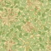 William Morris & Co. Tapet - Honeysuckle Green/Beige/Pink