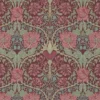 William Morris & Co. Tapet - Honeysuckle & Tulip Burgundy/Sage