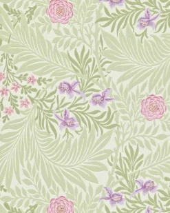 William Morris & Co. Tapet - Larkspur Olive/Lilac