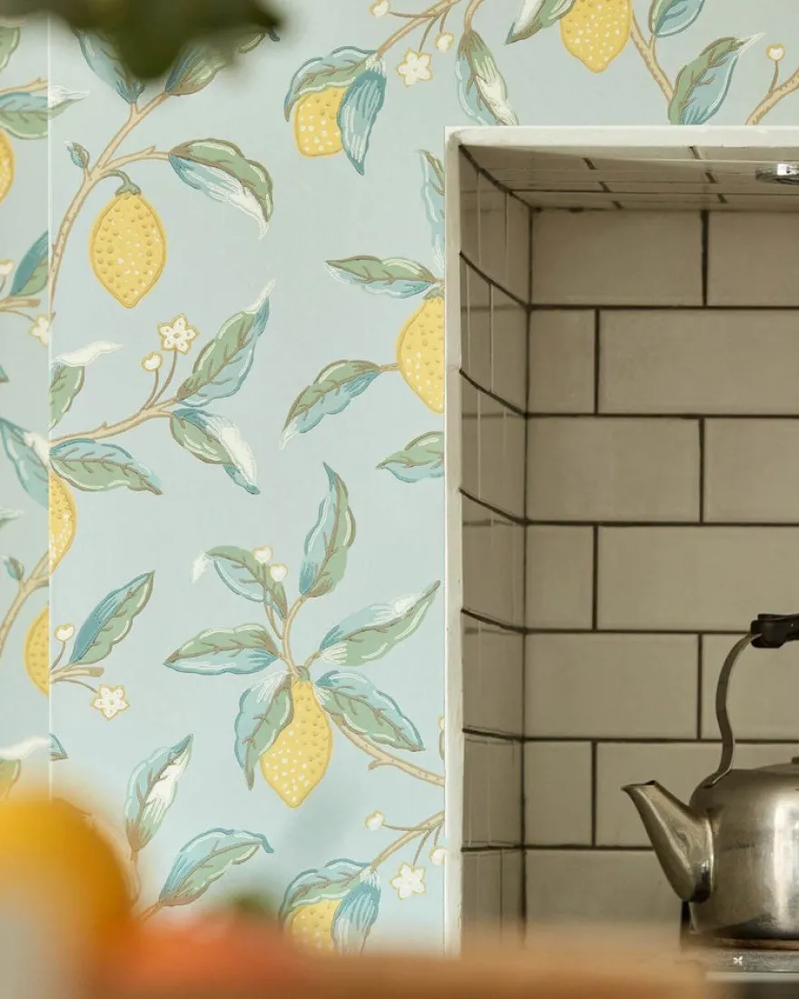 William Morris & Co. Tapet - Lemontree wedgewood