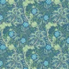 William Morris & Co. Tapet - Morris Seaweed Cobalt/Thyme