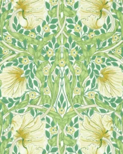William Morris & Co. Tapet - Pimpernel Weld/Leaf Green