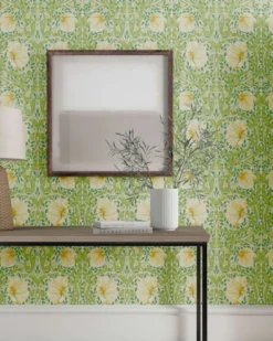 William Morris & Co. Tapet - Pimpernel Weld/Leaf Green