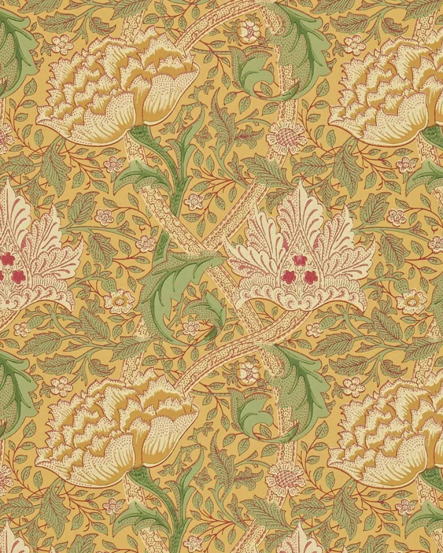 William Morris & Co. Tapet - Windrush gold/thyme